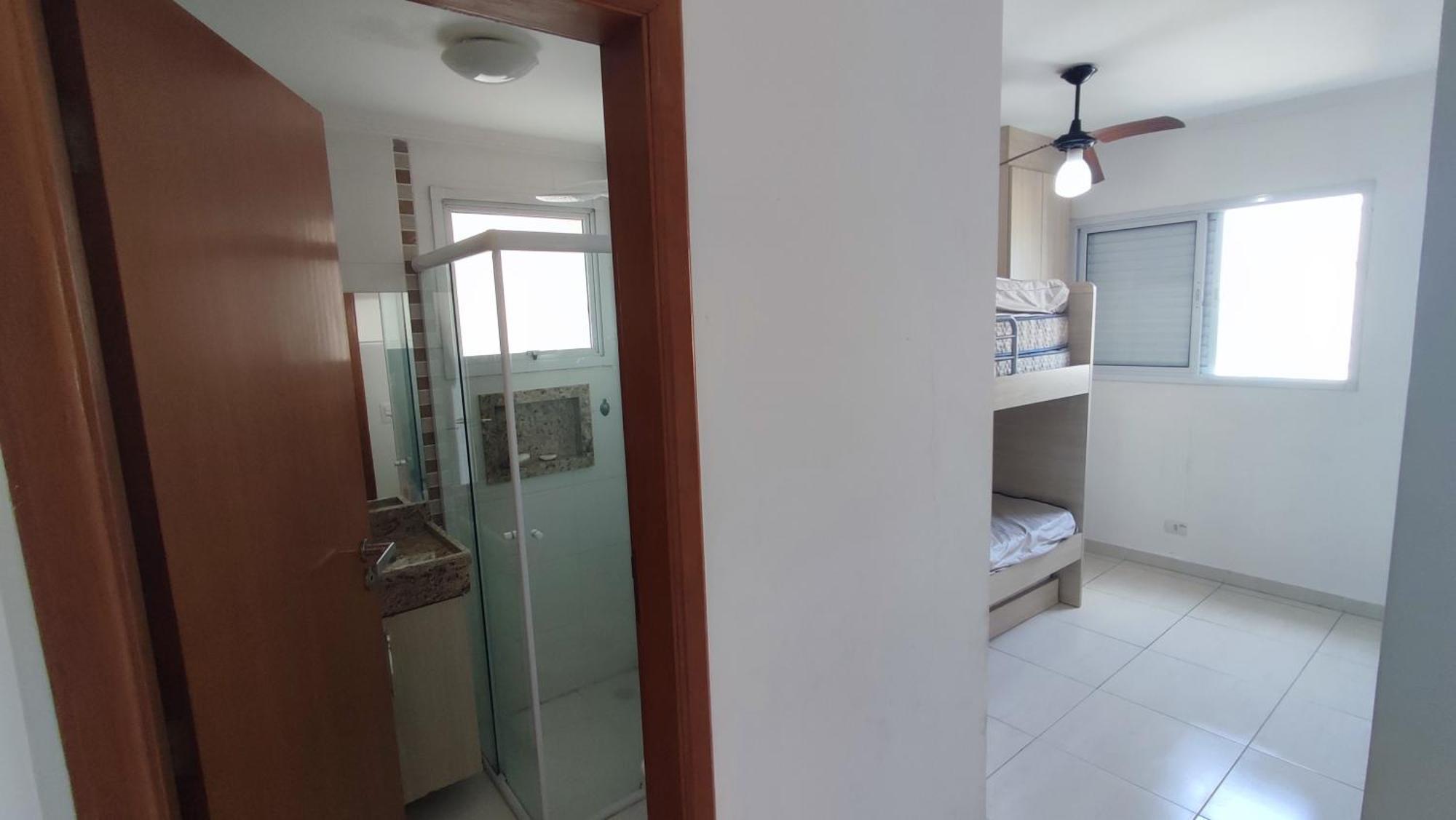 Apartamento Praia Grande Aviacao - 30 Mts Da Praia Esterno foto