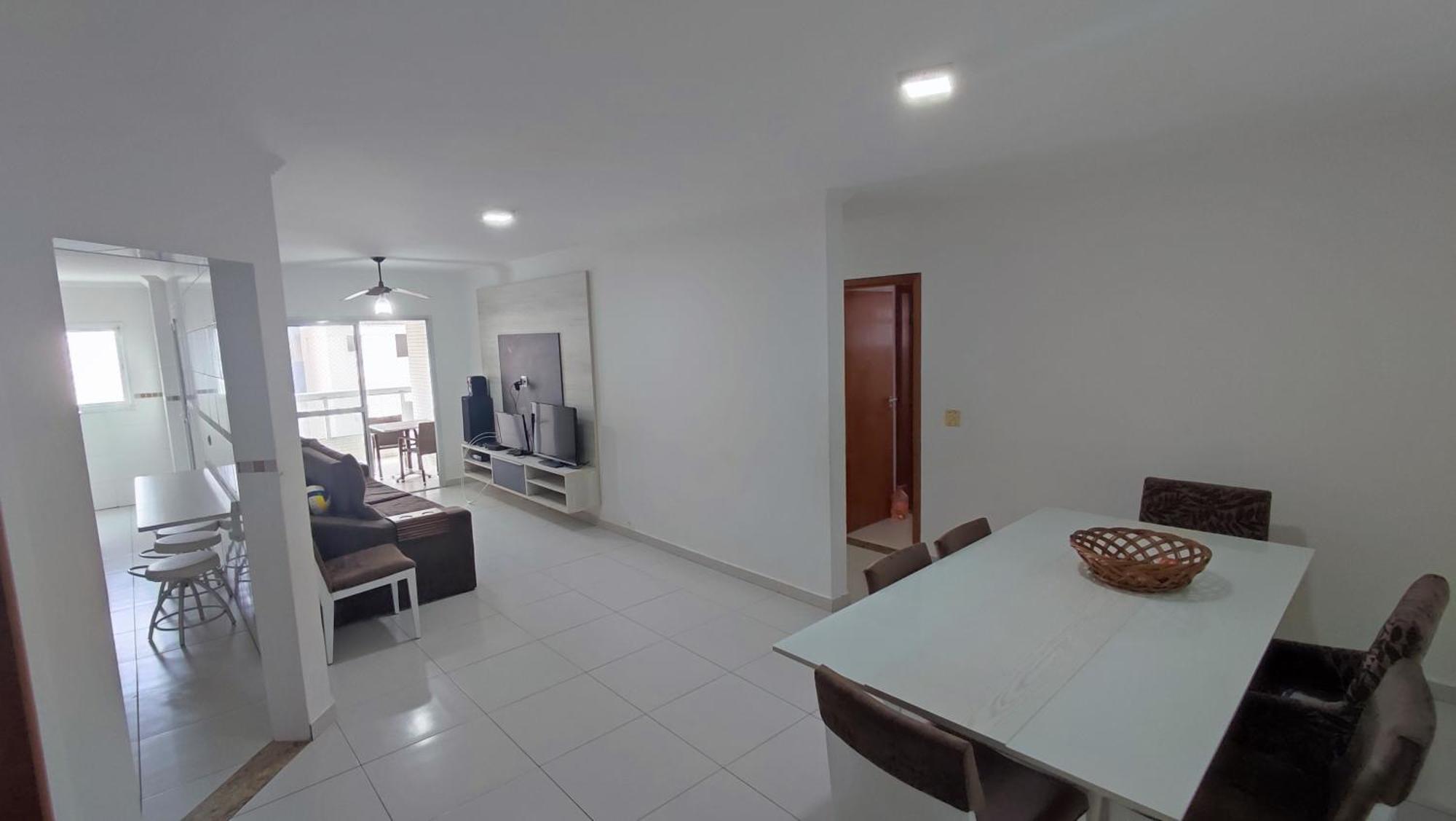 Apartamento Praia Grande Aviacao - 30 Mts Da Praia Esterno foto