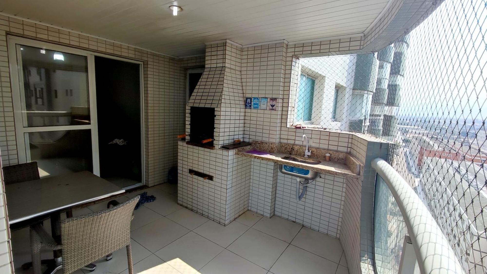 Apartamento Praia Grande Aviacao - 30 Mts Da Praia Esterno foto