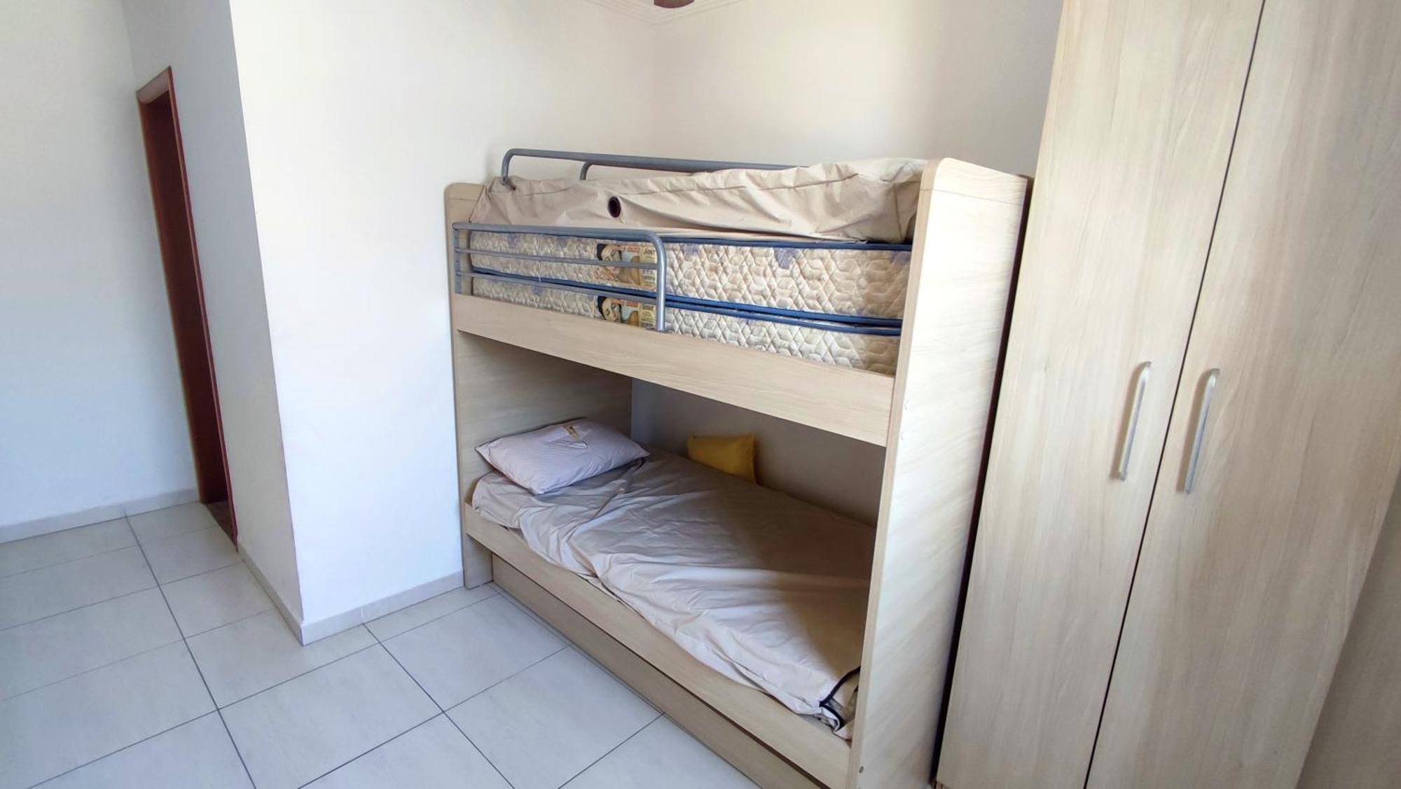 Apartamento Praia Grande Aviacao - 30 Mts Da Praia Esterno foto